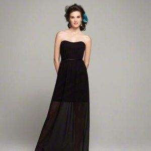 Alfred Angelo 7260 Black Maxi Dress